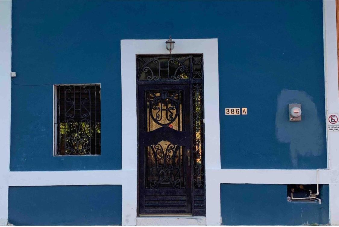 Casita Azul Colonial En El Centro De Merida. Exterior foto